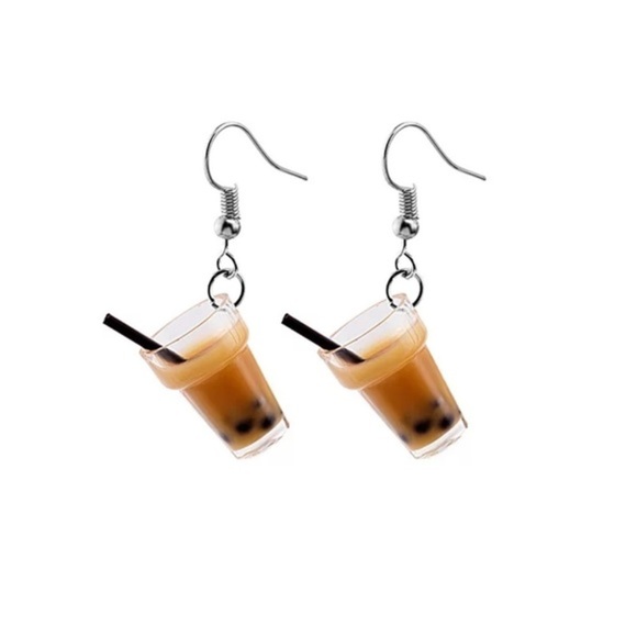 Jewelry - 🧋BUBBLE Tea Earrings in 3 different colors🧋